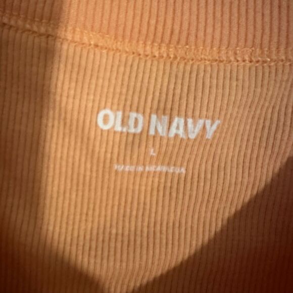 Old Navy Orange Tank Top Large - Picture 3 of 3